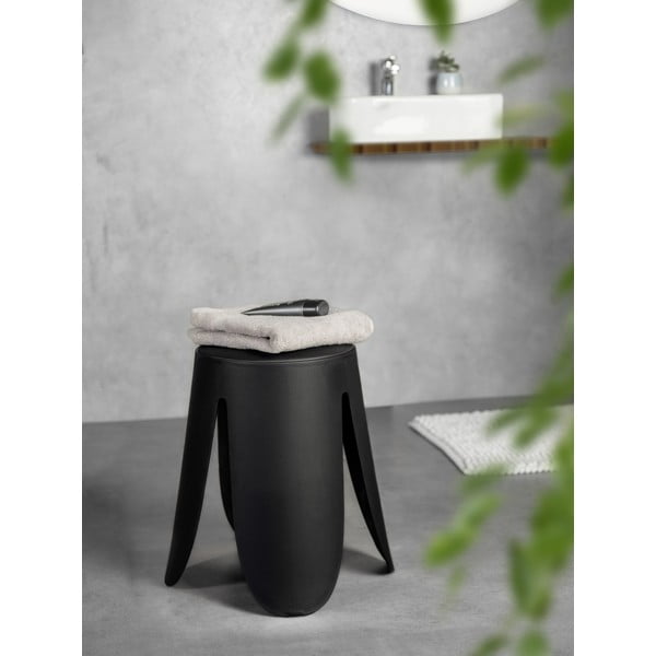 Czarny plastikowy stołek Comiso – Wenko-image-1