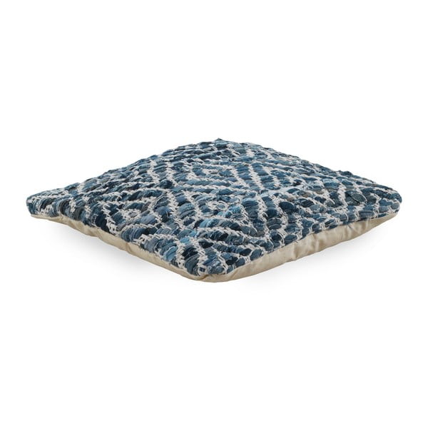Niebieska poduszka z wypełnieniem Geese Valencia, 45x45 cm
