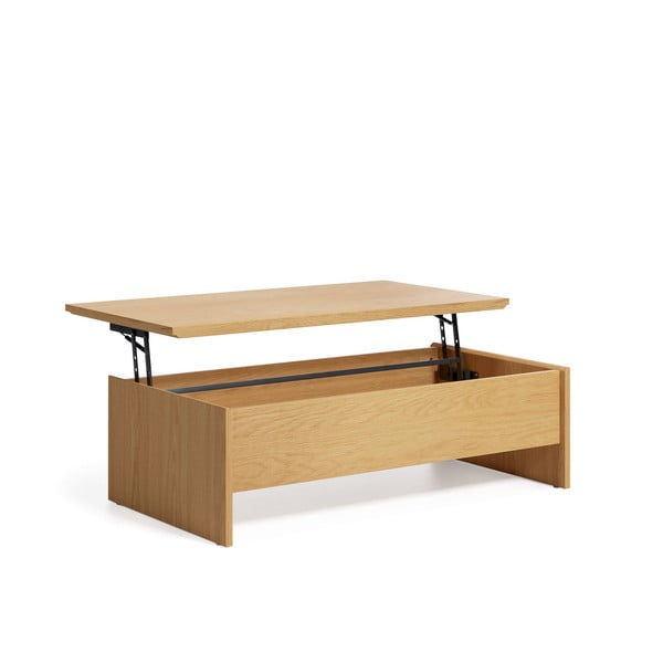 Stolik w dekorze dębu 60x110 cm Abilen – Kave Home-image-3