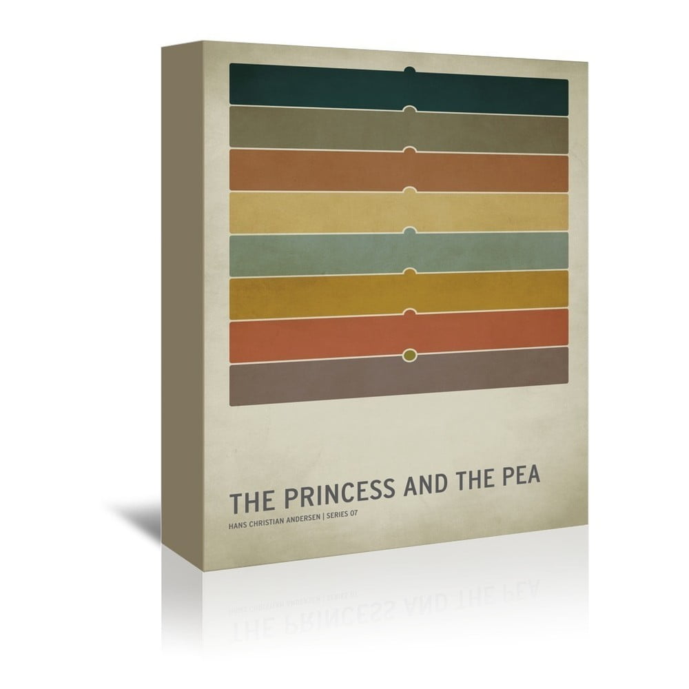 Obraz na płótnie Princess Pea With Text
