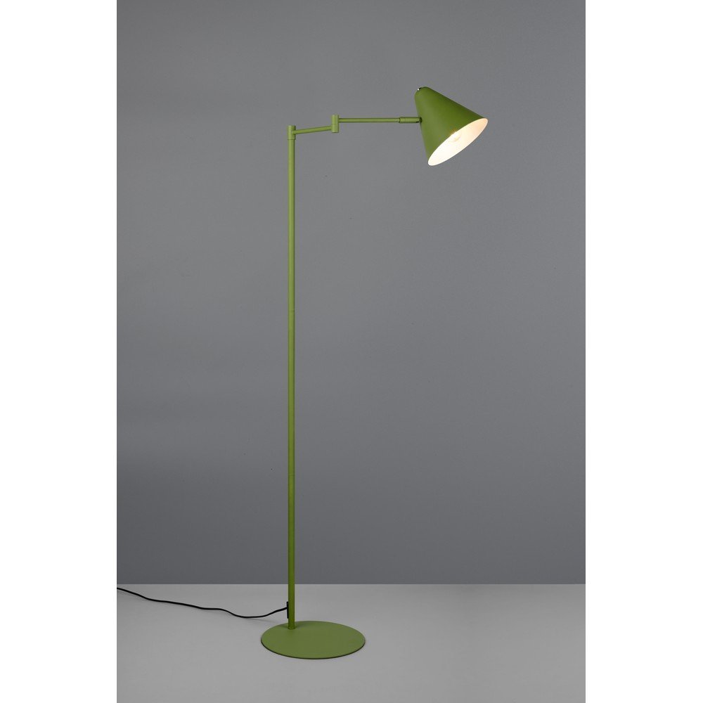Zielona lampa stojąca z elastyczną konstrukcją (wysokość 126,5 cm) Cosima – Trio (zdjęcie 2)