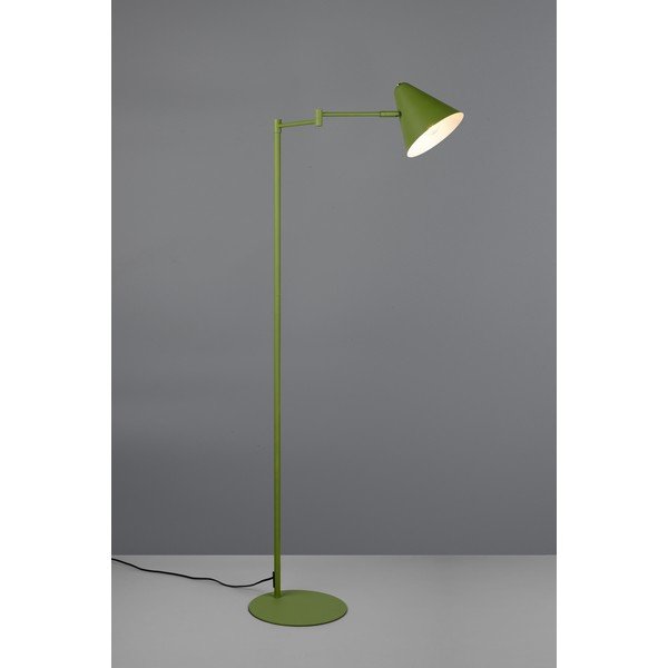Zielona lampa stojąca z elastyczną konstrukcją (wysokość 126,5 cm) Cosima – Trio-image-1