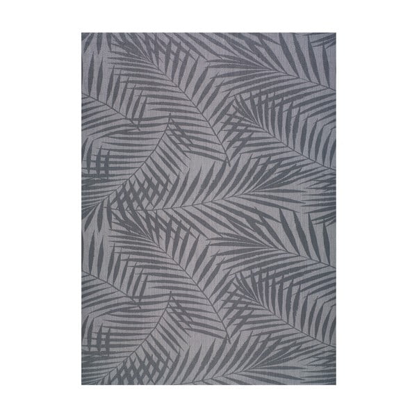 Szary dywan zewnętrzny Universal Palm, 140x200 cm