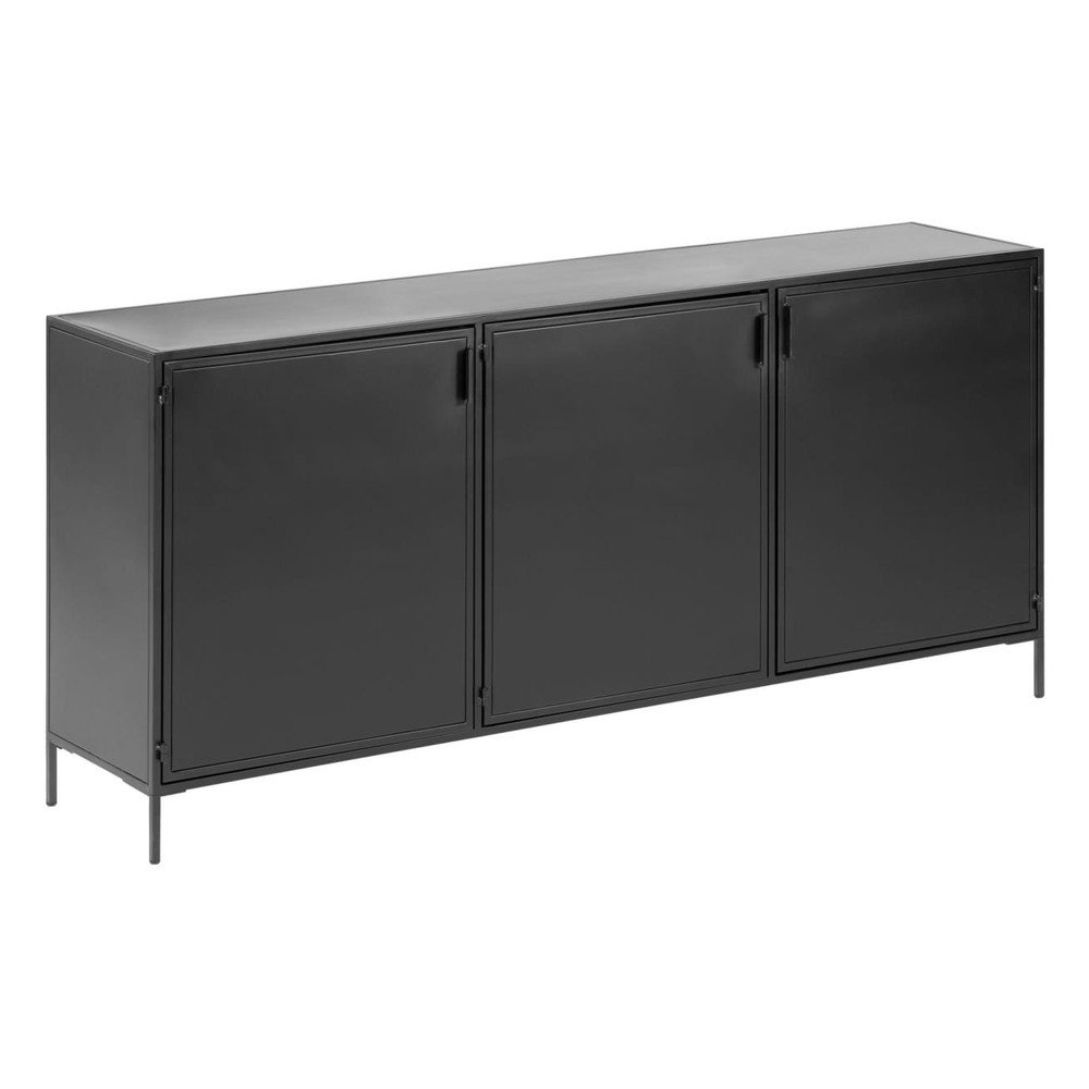 Czarna stalowa komoda 160x72x35 cm Shantay – Kave Home (zdjęcie 6)