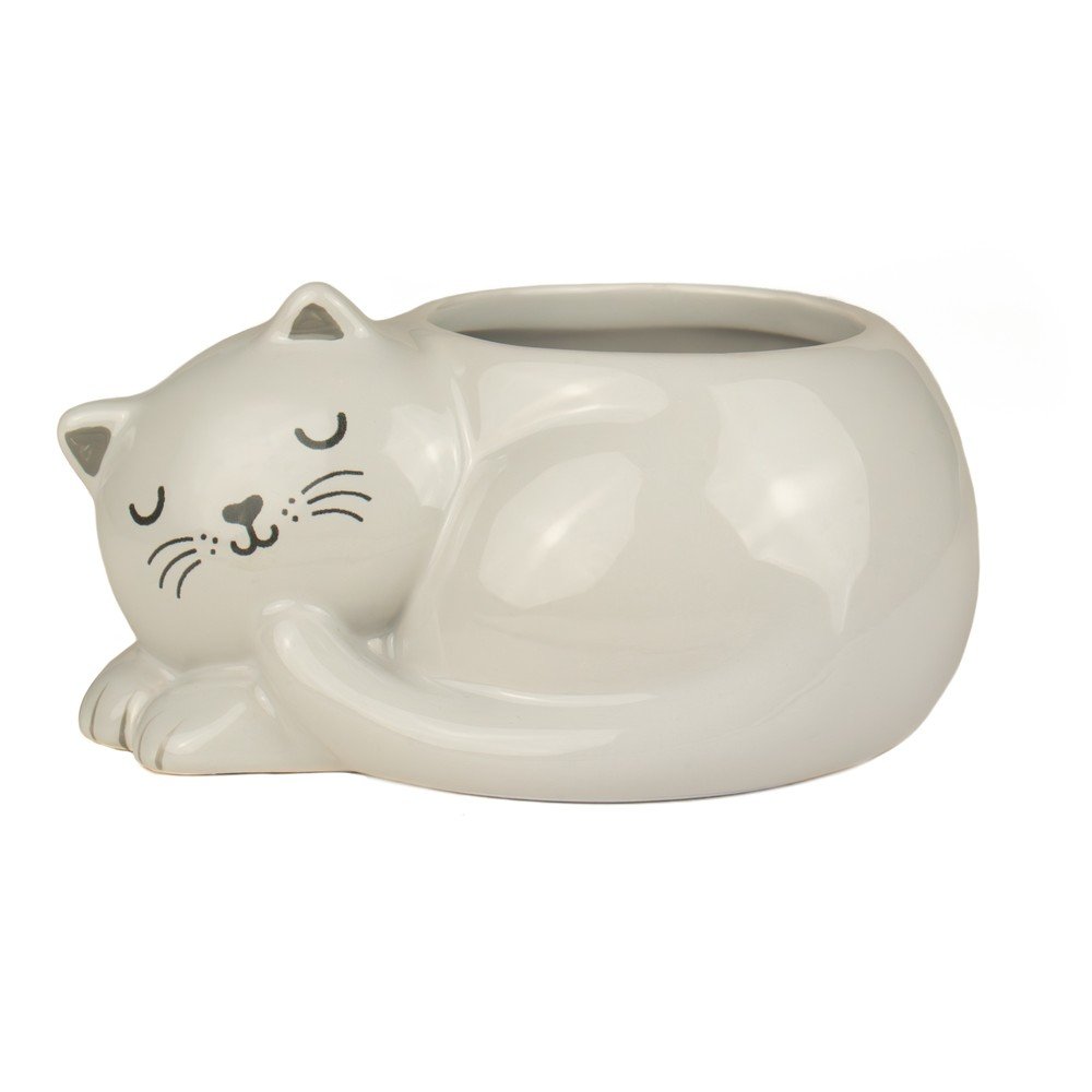 Ceramiczna osłonka na doniczkę Sleeping Cat – Sass & Belle