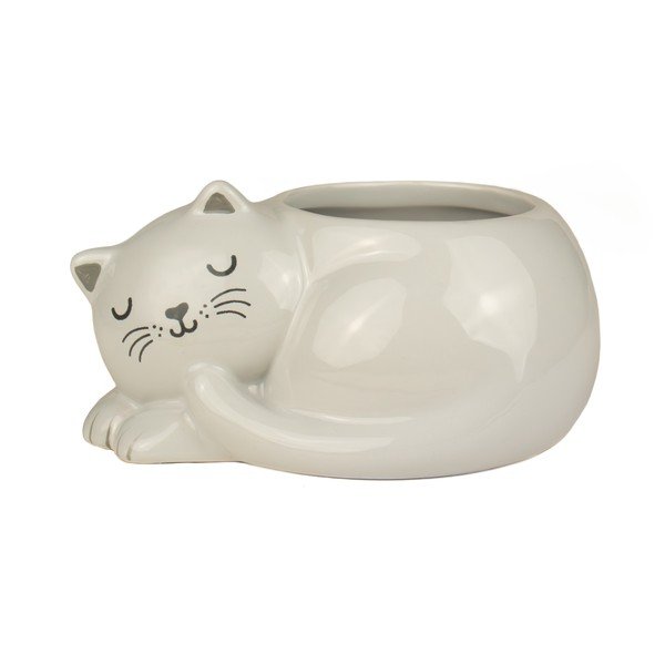 Ceramiczna osłonka na doniczkę Sleeping Cat – Sass & Belle