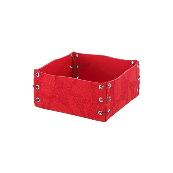 Filcowe pudełko, 25x10 cm, czerwone