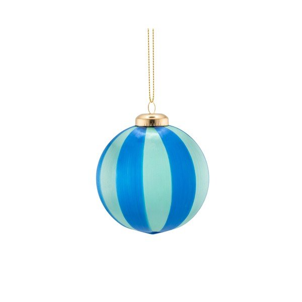 Tekstylne bombki zestaw 6 szt. 23,5 cm Yarn Stripe – Sass & Belle-image-1