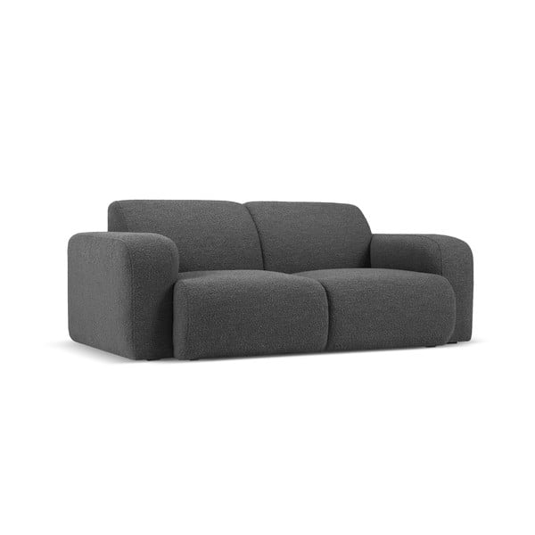 Ciemnoszara sofa z materiału bouclé 170 cm Molino – Micadoni Home-image-2