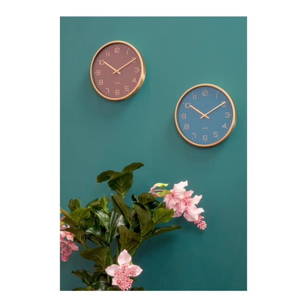 Niebieski zegar ścienny Karlsson Elegance-image-4