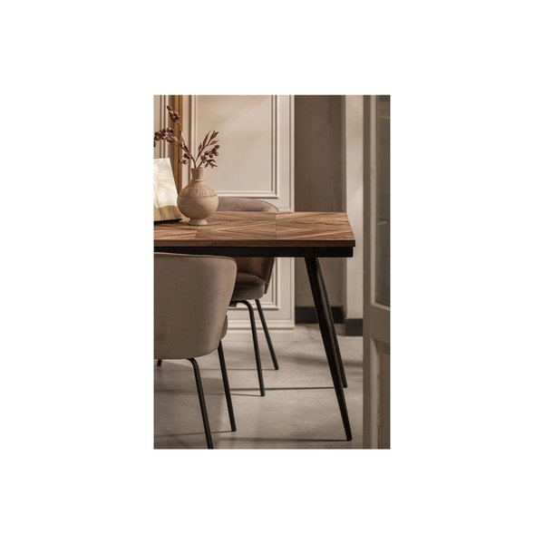 Beżowe tapicerowane fotele jadalniane zestaw 2 szt. Admit – WOOOD-image-2