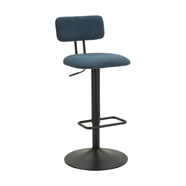 Morsko-czarny hoker z regulowaną wysokością (wysokość siedziska 61 cm) Tina – Mauro Ferretti