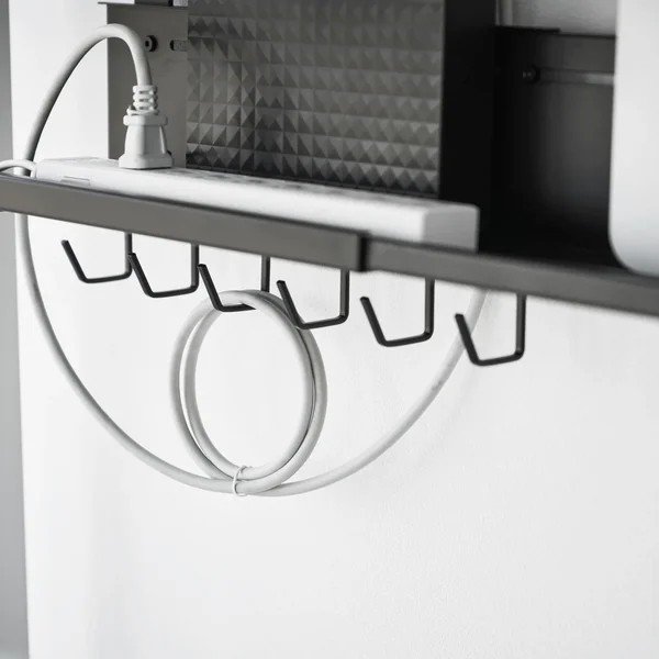 Czarny metalowy organizer na kable Smart – YAMAZAKI-image-3