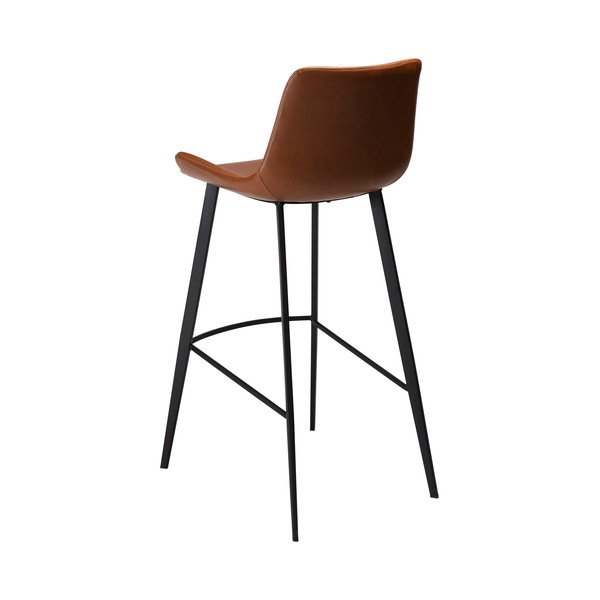 Brązowy hoker z imitacji skóry DAN–FORM Denmark Hype, wys. 103 cm-image-4