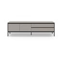 Szarobeżowa szafka pod TV 180x55 cm Lorenza – Marckeric