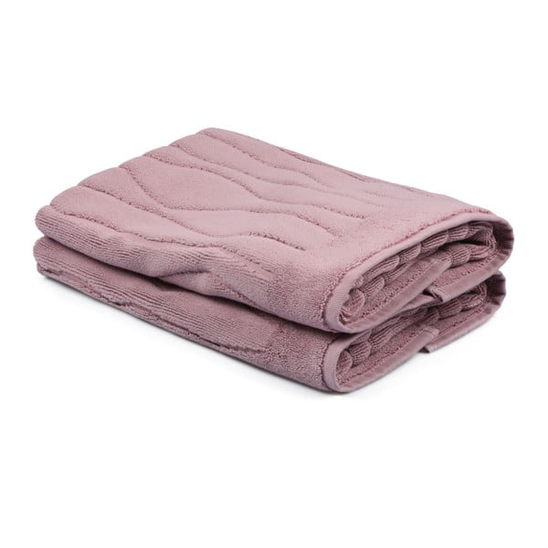 Zestaw 2 jasnoróżowych ręczników ze 100% bawełny Gartex, 50x75 cm