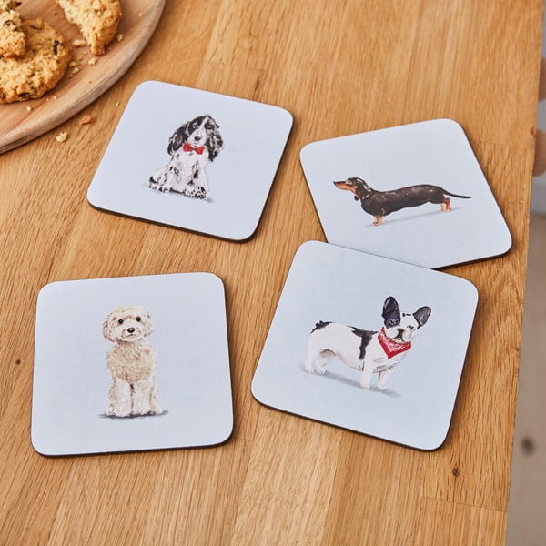 Zestaw 4 podkładek Cooksmart ® Curious Dogs-image-1