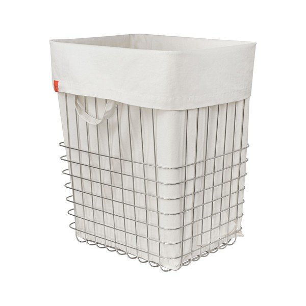 Metalowy kosz na pranie w kolorze srebra 64 l Store-It – Mette Ditmer Denmark