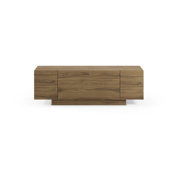 Szafka pod TV w dekorze dębu w naturalnym kolorze 140x45x40 cm Victor – Marckeric
