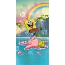 Bawełniany ręcznik dziecięcy 70x140 cm Sponge Bob "Tropical Duo" – Jerry Fabrics