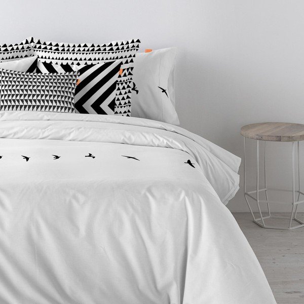 Bawełniana poszwa na kołdrę Blanc Trip, 220x220 cm-image-2