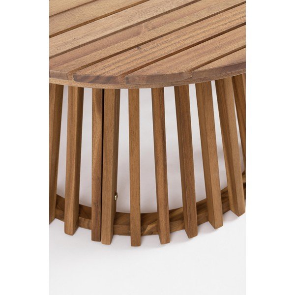 Okrągły stolik ogrodowy z litego drewna akacjowego ø 70 cm Rodano – Bizzotto-image-2