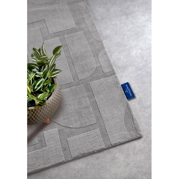 Szary wełniany chodnik tkany ręcznie 80x250 cm Alexis – Villeroy&Boch-image-2