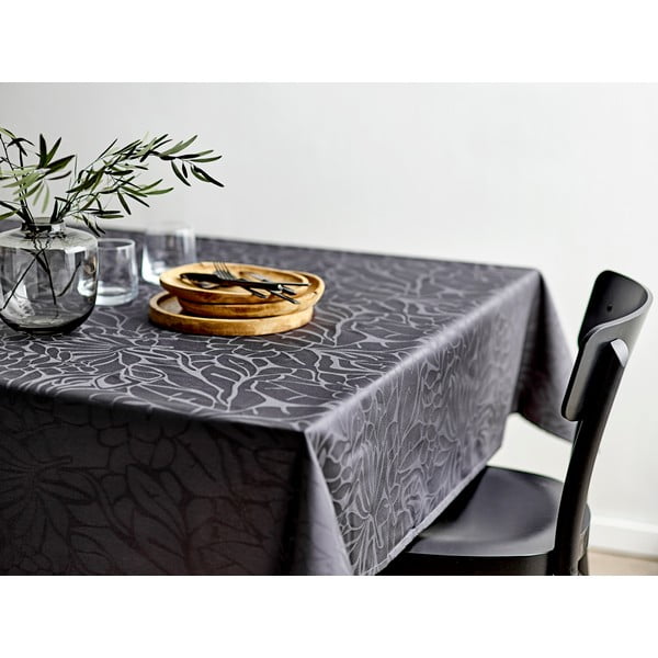 Adamaszkowy obrus 140x370 cm Abstract leaves – Södahl-image-1