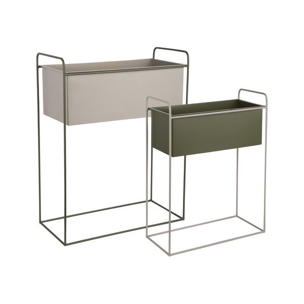 Metalowe kwietniki 2 szt. (wysokość 65 cm) Reina – PT LIVING