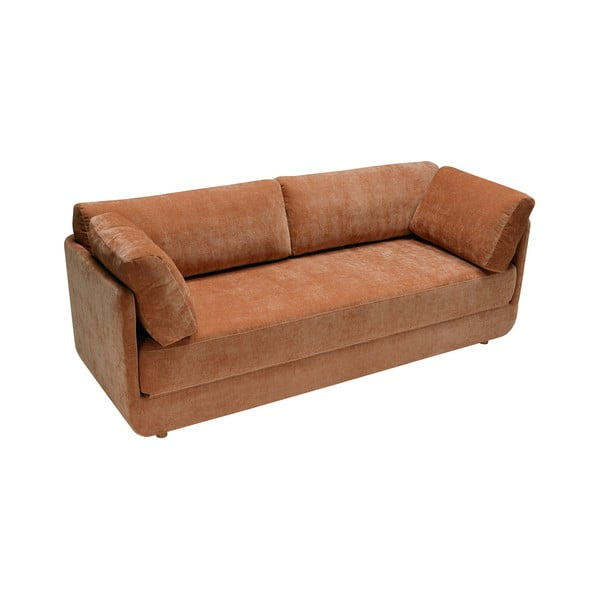 Pomarańczowa rozkładana sofa 214 cm Stiny – Sits-image-2