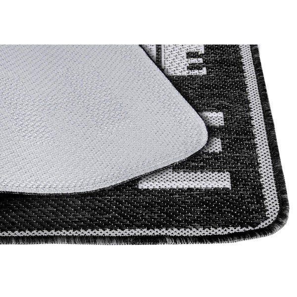Antracytowa wycieraczka Hanse Home Weave Smiley Welcome, 50x80 cm-image-2