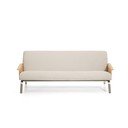 Beżowa sofa z tkaniny szenilowej 205 cm Amsen – Kave Home