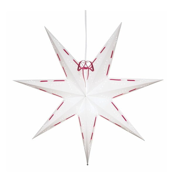 Świecąca gwiazda ze stojakiem Vira Snow, 60 cm