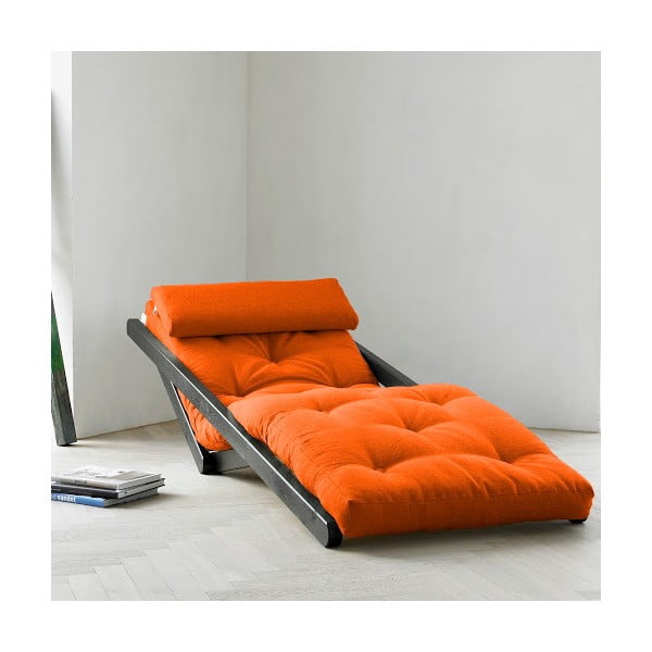 Szezlong Karup Figo Wenge/Orange, 70 cm-image-1