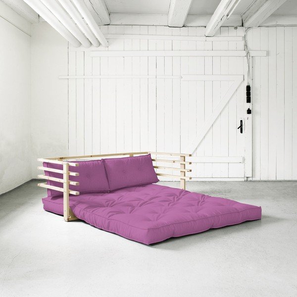 Sofa rozkładana Karup Funk Natural/Taffy Pink-image-1