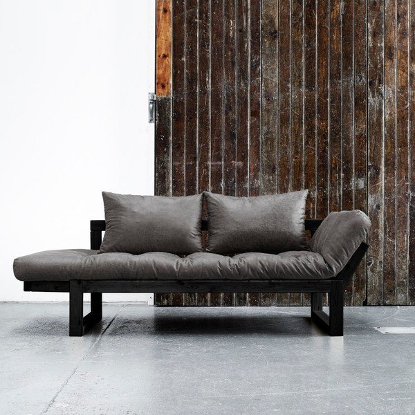 Sofa Karup Vintage Edge Black/Black-image-2