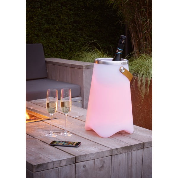 Solarna lampa zewnętrzna LED z głośnikiem (wysokość 38 cm) Jamaica – Trio-image-1