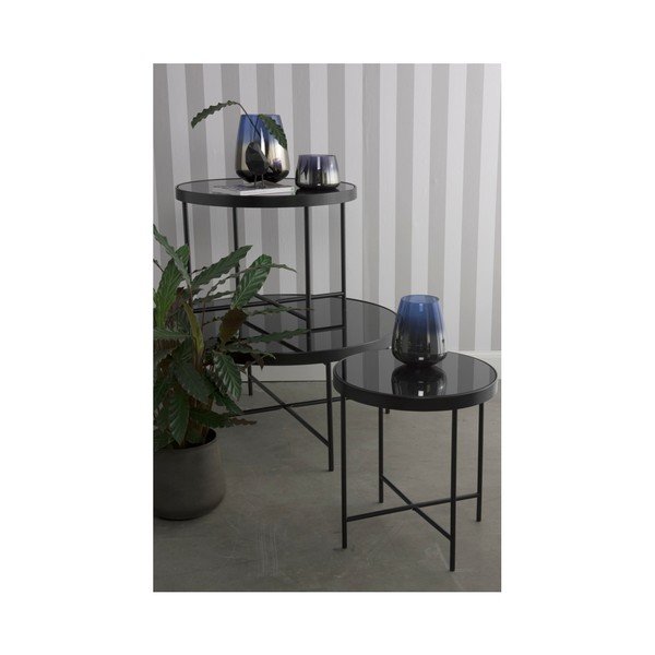 Czarny stolik Leitmotiv Smooth, 42,5x46 cm-image-1