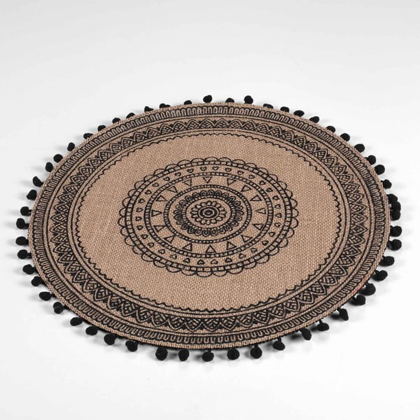 Mata stołowa z juty ø 38 cm Renata – douceur d'intérieur