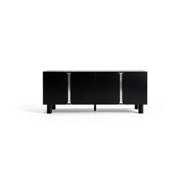 Czarna szafka 180x75x40 cm Toledo – MOME