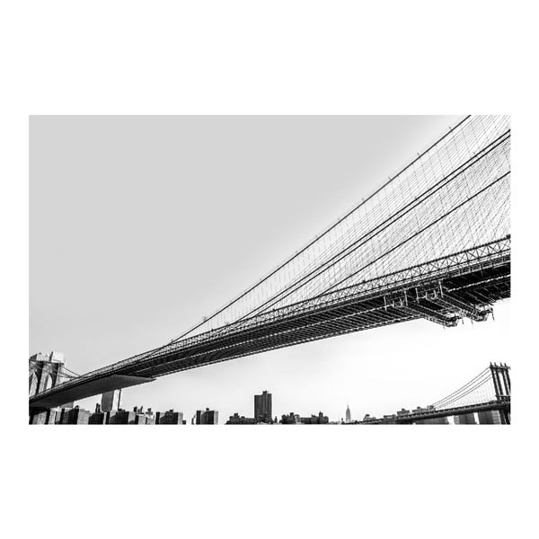 Obraz Black&White Bridge, 45x70 cm