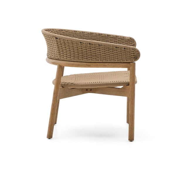 Drewniany fotel ogrodowy w naturalnym kolorze Arinella – Kave Home-image-4