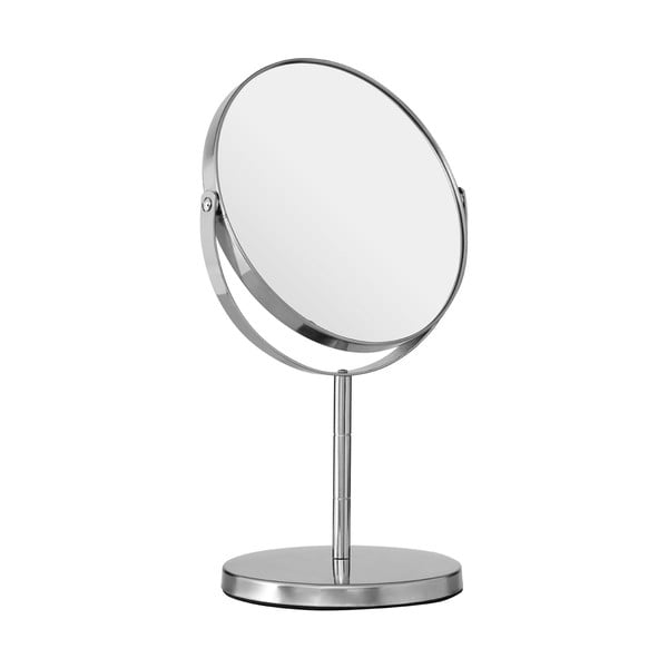 Dwustronne lustro kosmetyczne w kolorze srebra Premier Housewares, 18x29 cm