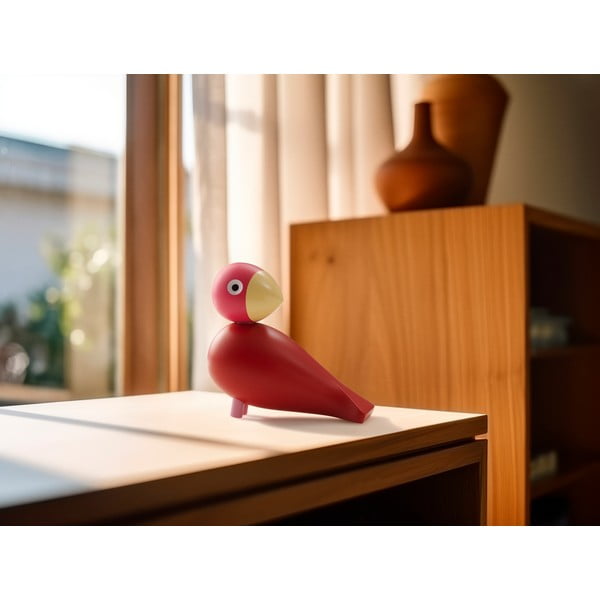 Figurka z litego drewna (wysokość 12,5 cm) Bird Flora – Kay Bojesen Denmark-image-2