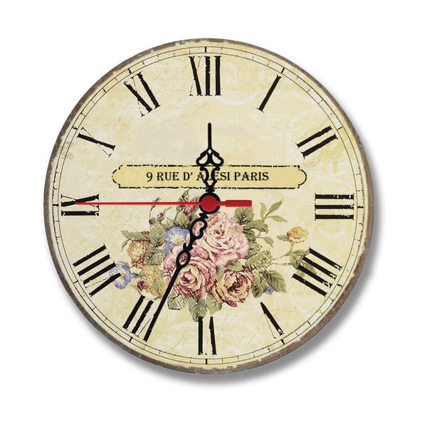 Zegar ścienny Rue Paris, 30 cm