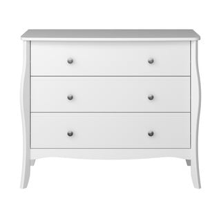 Biała niska komoda 97x80 cm Baroque – Tvilum