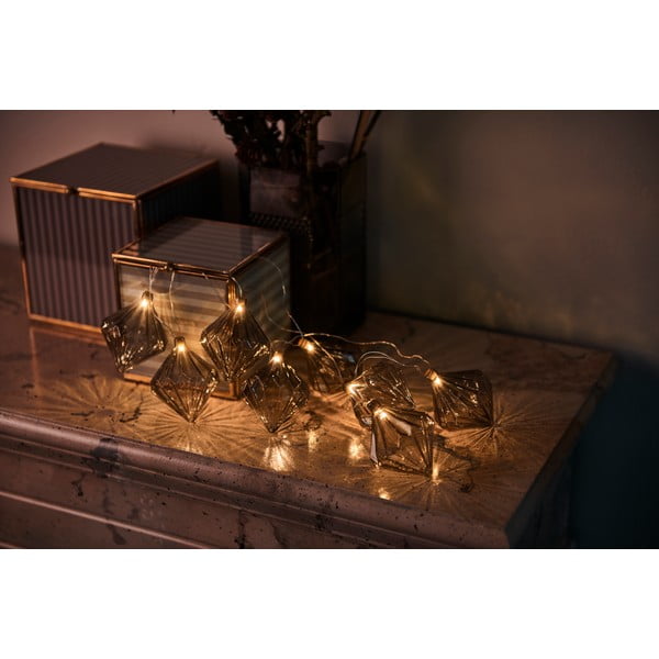 Łańcuch świetlny LED Sirius Nellie Grey, dł. 180 cm