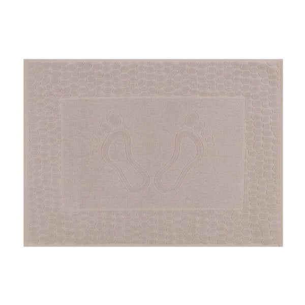 Jasnobrązowy dywanik łazienkowy Pastela, 70x50 cm