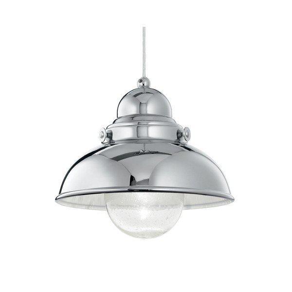 Lampa wisząca Evergreen LightsLoft Chrome, 29 cm