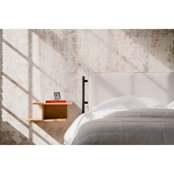 Szafka nocna w dekorze dębu wisząca/z półką w naturalnym kolorze Tann – noo.ma-image-1